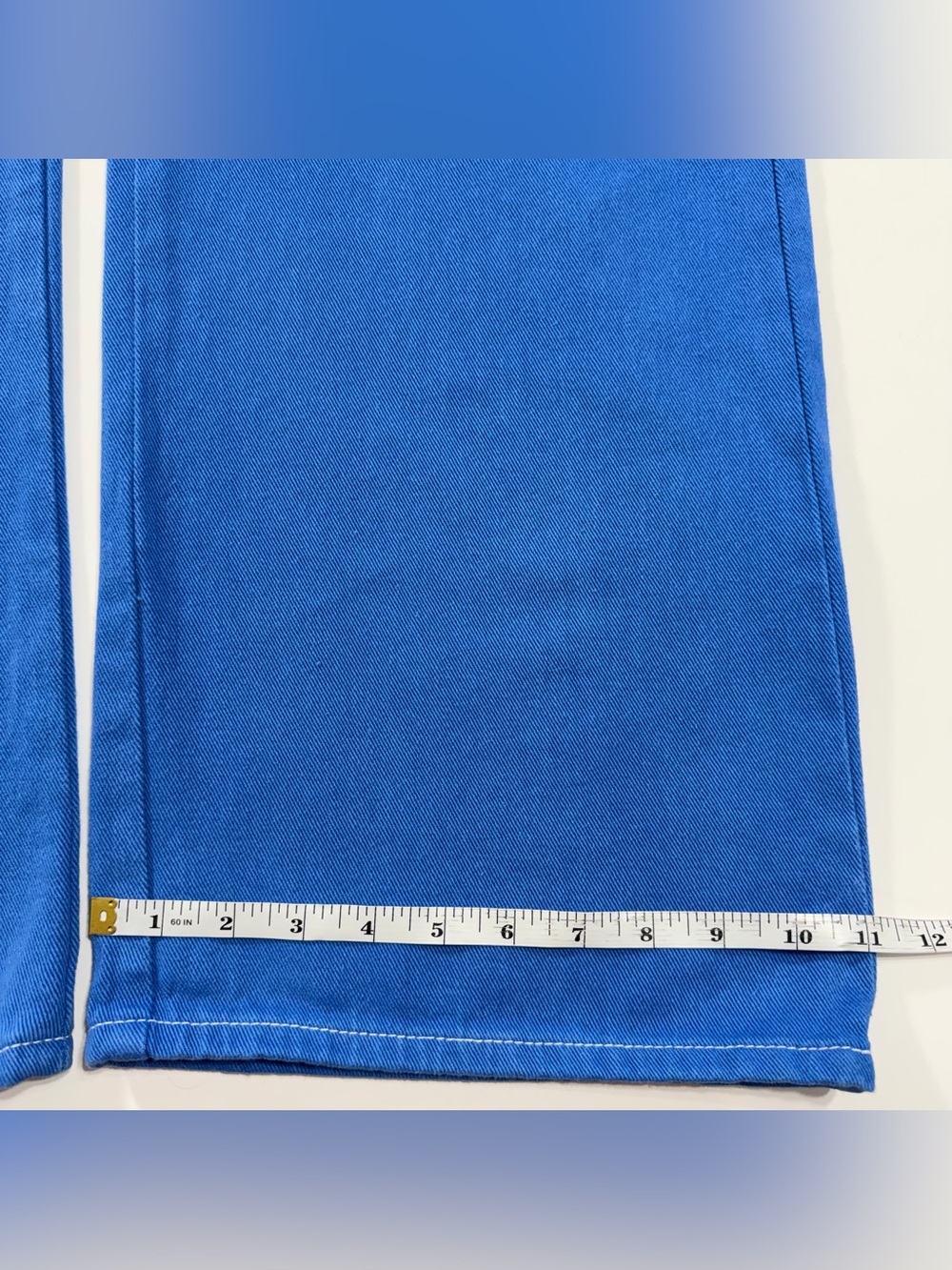 Lioness Miami Vice Cobalt Blue Baggy Wide Leg Jeans M Denim Pants - Picture 12 of 12